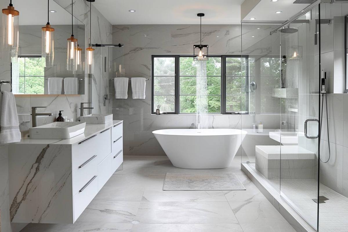 découvrez nos idées et inspirations pour une salle de bain moderne, alliant design contemporain, confort et praticité. transformez votre espace avec des matériaux tendance et des équipements innovants.